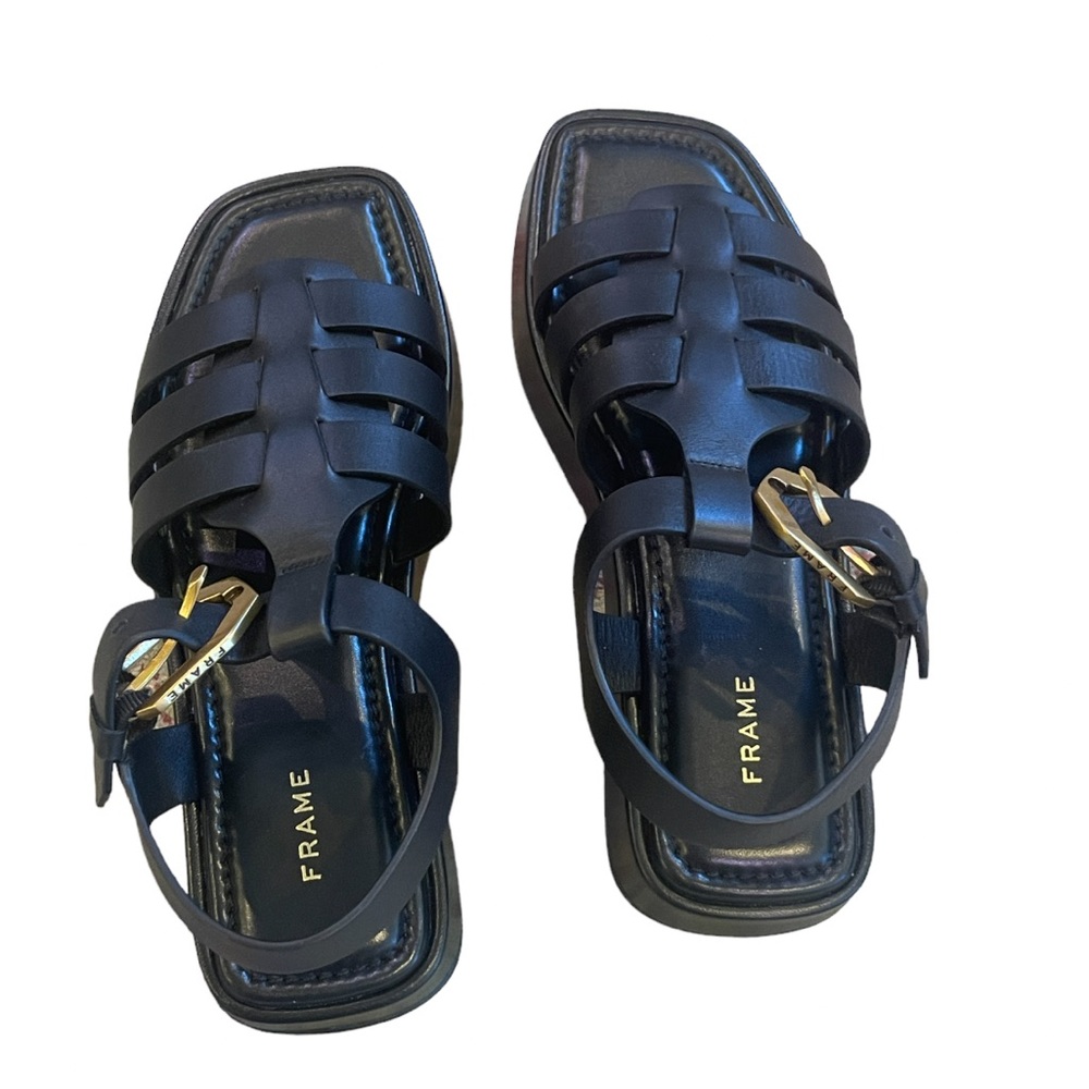 FRAME Leather Fisherman Sandal - New - Size 8